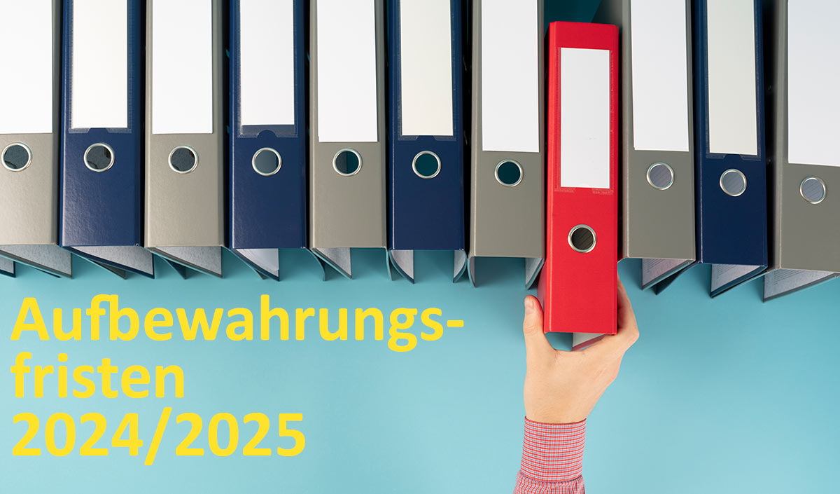 Aufbewahrungsfristen 2025 Listen